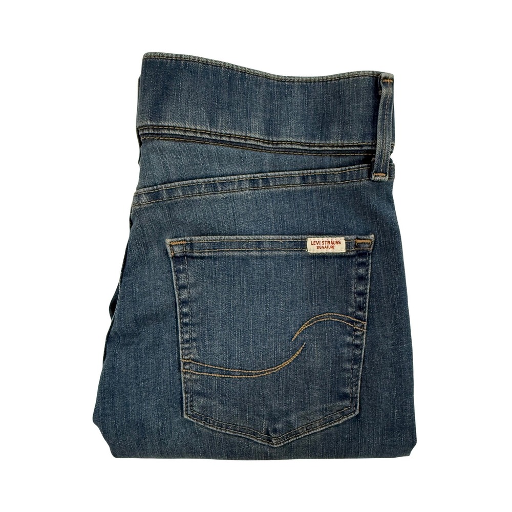 Levi Strauss Signature Womens Perfect Pull On Skinny Shaping Jeans Size 6  W388